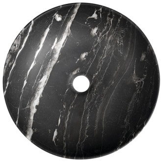 RONDEA keramické umývadlo na dosku Ø 41cm, carnico mramor