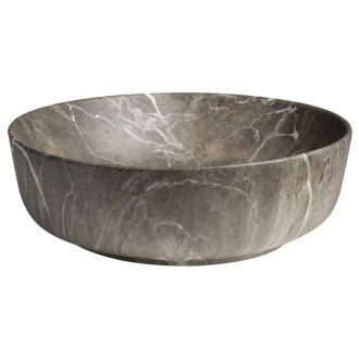 RONDEA keramické umývadlo na dosku Ø 41cm, breccia mramor