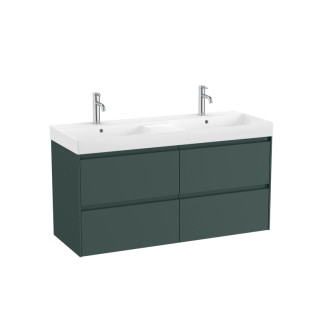 Kúpeľňová skrinka s umývadlom Roca ONA 120x64,5x46 cm zelená mat ONA1202ZZM