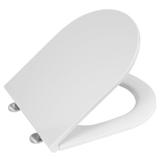 SISTEMA A WC sedátko, SLIM, Soft Close, Easy Take, biela