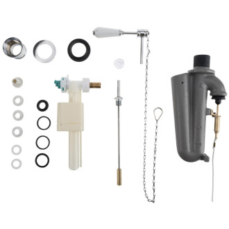 THE NEW YORKER splachovací mechanizmus s retiazkou, chróm