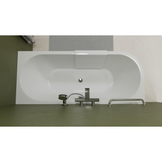 PORTAS R asymetrická vaňa s dvierkami, 180x75x60cm, biela