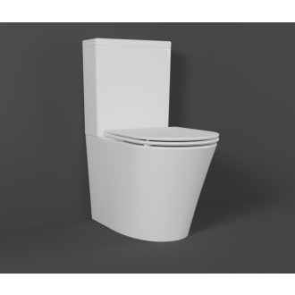 FEIN WC kombi, Rimless, spodný/zadný odpad, biela