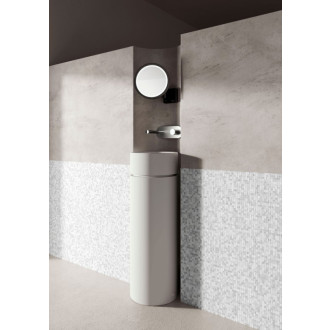 OKE keramické umývadlo k stene priemer 30x88, 5cm, biela