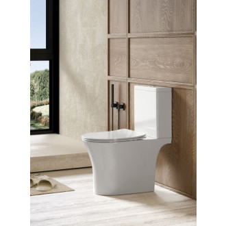 VITO WC kombi, Rimless, spodný/zadný odpad, biela