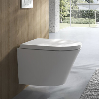 PACO SHORT závesná WC misa, Rimless, 36x47, 5cm, biela