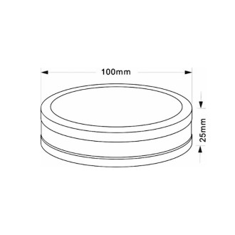 POSH mydlenka na postavenie, mramor, šedá