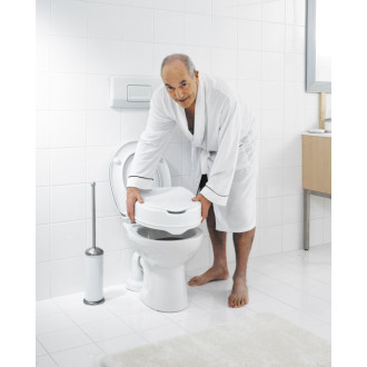 HANDICAP WC sedátko zvýšené 10cm, čierna