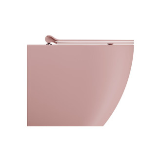 PURA WC misa stojaca, Swirlflush, 36x55cm, spodný/zadný odpad, blush dual-mat