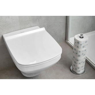 X-ROUND držiak toaletného papiera rezervný na postavenie, chróm