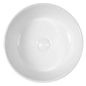 Keramické umývadlo na dosku, priemer 40cm, biela