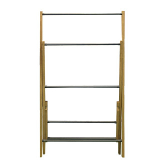 WING skladací stojan na uteráky 58x103x35cm, jaseň