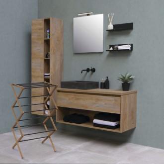 CIKCAK skladací stojan na uteráky 73x97x39cm, jaseň