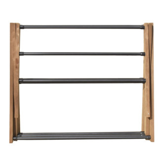 CIKCAK skladací stojan na uteráky 73x97x39cm, jaseň