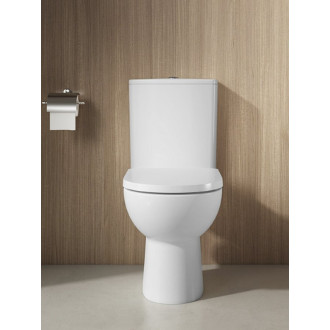 TAVON WC kombi, Rimless, zadný odpad, biela