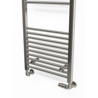 Radiátor LEO 1200x600, krajové pripojenie, chróm