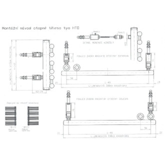 Radiátor kombinovaný Anima Henrik 113x75 cm biela SIKOHTO7501200