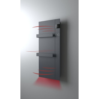 ONSEN EVO elektrické vykurovacie teleso 400x900mm, 1000 W, antracit