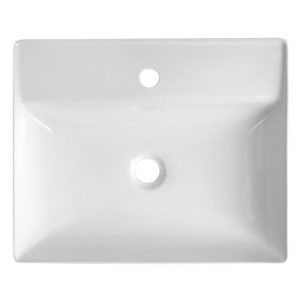 CALLIS keramické umývadlo na dosku 52x42cm, biela