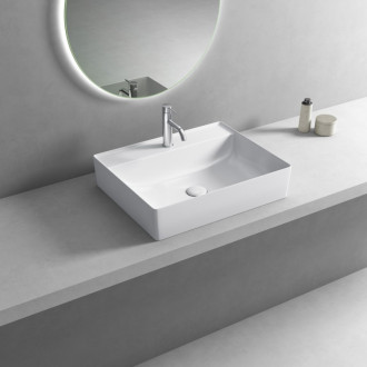 CALLIS keramické umývadlo na dosku 52x42cm, biela