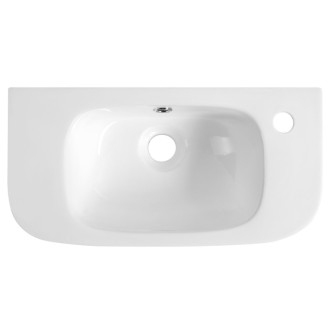 KIA keramické umývadlo 49x25cm, biela