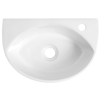 LIZA keramické umývadlo 40x27cm, biela