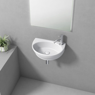 LIZA keramické umývadlo 40x27cm, biela