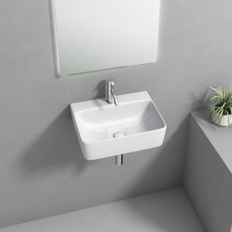 MERCY keramické umývadlo 40x30cm, biela