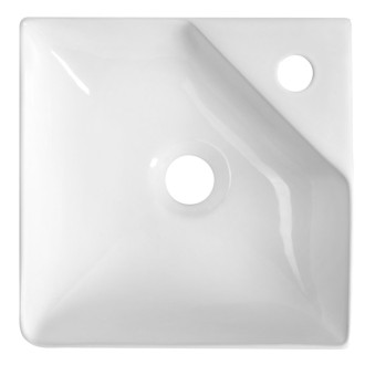 NEXA keramické umývadlo rohové 30x30cm, biela