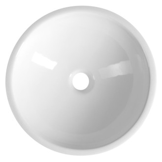 ROLA keramické umývadlo zápustné, priemer 41cm, biela