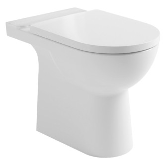TALAMO WC kombi misa, Rimless, 63x35, 5cm, spodný / zadný odpad, biela