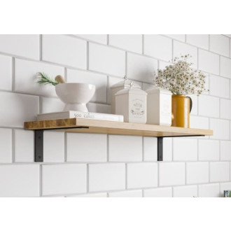 Príslušenstvo s umývadlom Konzola Naturel Dolce 3x10x16 cm čierna mat KONZOLEUC