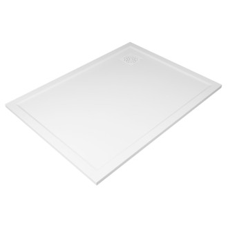 XENA sprchová vanička z liateho mramoru, obdĺžnik 120x90cm, biela