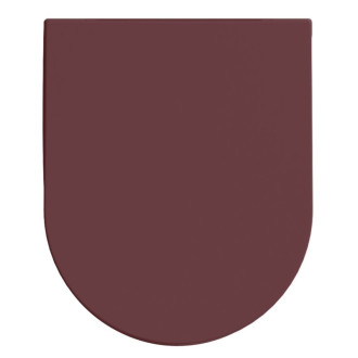 INFINITY WC sedátko, SLIM, Soft Close, Easy Take, maroon red