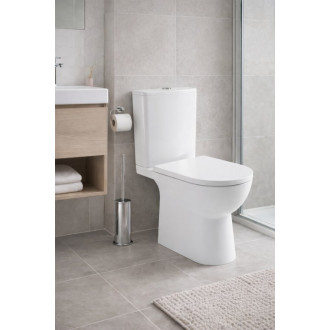 TALAMO WC kombi, Rimless, spodný/zadný odpad, biela