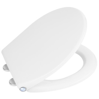 PHARO WC sedátko s LED podsvietením, Soft Close, Easy Take, biela