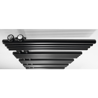 NYMPHA vykurovacie teleso 500x1250mm, čierna mat