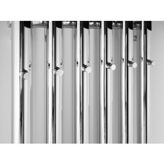 PILON vykurovacie teleso 418x1800mm, so šiestimi háčikmi pre uterák, chróm