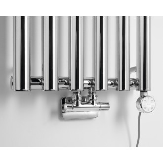 PILON vykurovacie teleso 418x1800mm, so šiestimi háčikmi pre uterák, chróm