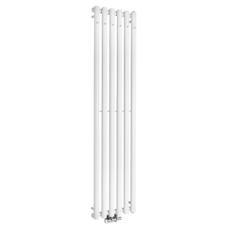 PILON vykurovacie teleso 418x1800mm, so šiestimi háčikmi pre uterák, biela mat