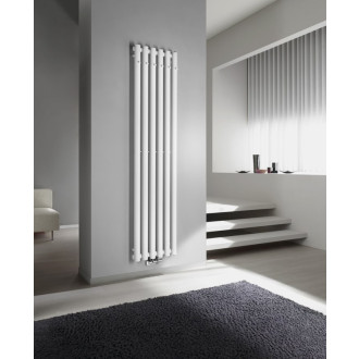 PILON vykurovacie teleso 418x1800mm, so šiestimi háčikmi pre uterák, biela mat