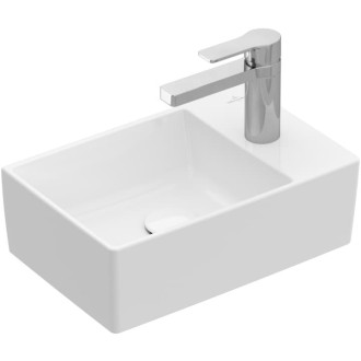 Villeroy & Boch Memento 2.0 umývadlo 400 x 260 x 111 mm, biele Alpin, bez prepadu, leštené 43234G01