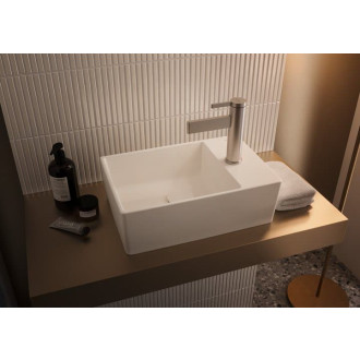 Villeroy &amp; Boch Memento 2.0 umývadlo 400 x 260 x 111 mm, biele Alpin, bez prepadu, leštené 43234G01