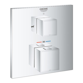Termostat Grohe Grohtherm Cube bez podomietkového telesa chróm 24155000