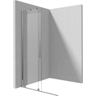 Deante PRIZMA posuvná Walk-In stena, 140x195 cm, chróm KTJ_034R