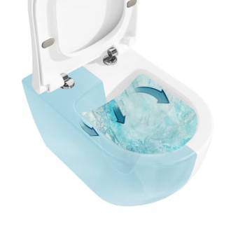 WC závesné VitrA S60 biele vrátane sedadla, zadný odpad 7510-003-6319