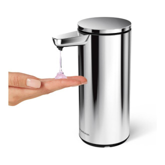 Simplehuman bezdotykový dávkovač mydla – 266 ml lesklá nerezová oceľ dobíjacia ST1092