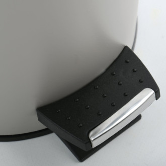 Spirella pedálový odpadkový kôš ADONIS šedohnedá oceľ bambusové veko 3 L 10.00005