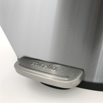 Spirella pedálový odpadkový kôš AKIRA kefovaná nerez oceľ soft-close 50 L 10.21574