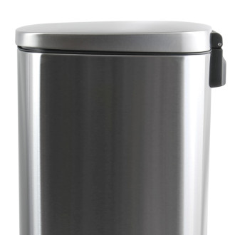Spirella pedálový odpadkový kôš AKIRA kefovaná nerez oceľ soft-close 50 L 10.21574